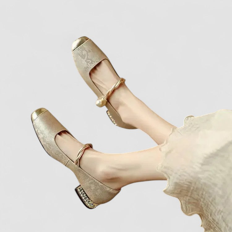 Damen Elegante Mary Jane Ballerinas | Freizeit