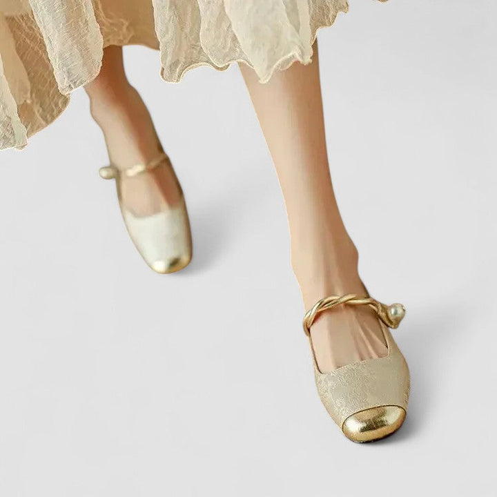Damen Elegante Mary Jane Ballerinas | Freizeit
