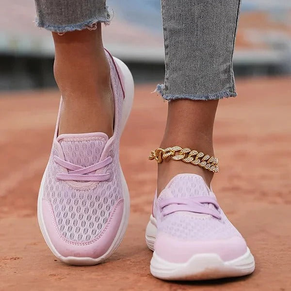 Damen Schnür-Sneakers | Atmungsaktiv