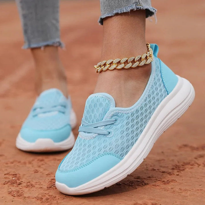 Damen Schnür-Sneakers | Atmungsaktiv