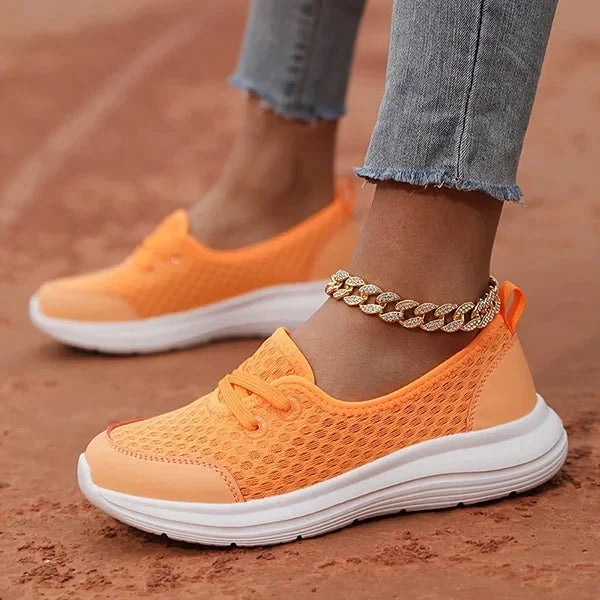 Damen Schnür-Sneakers | Atmungsaktiv