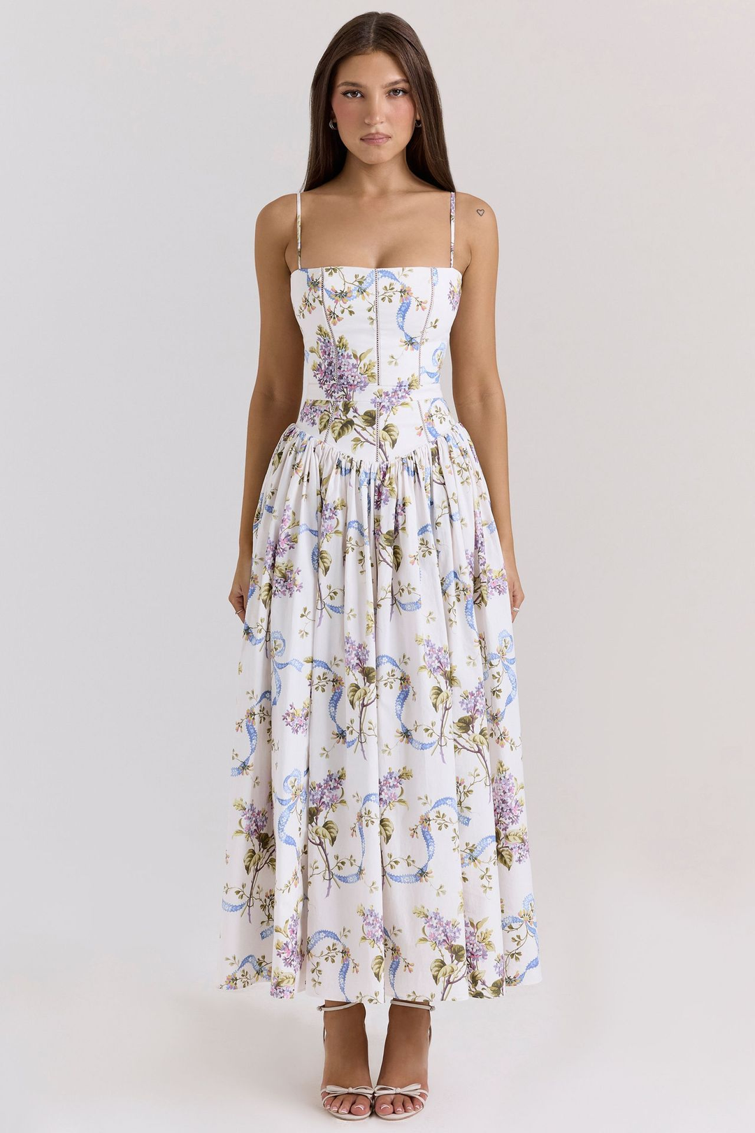Vestido Feminino para Casamento com Corpete | Midi