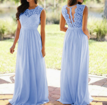 Women's Lace Wedding Dress | Maxi
