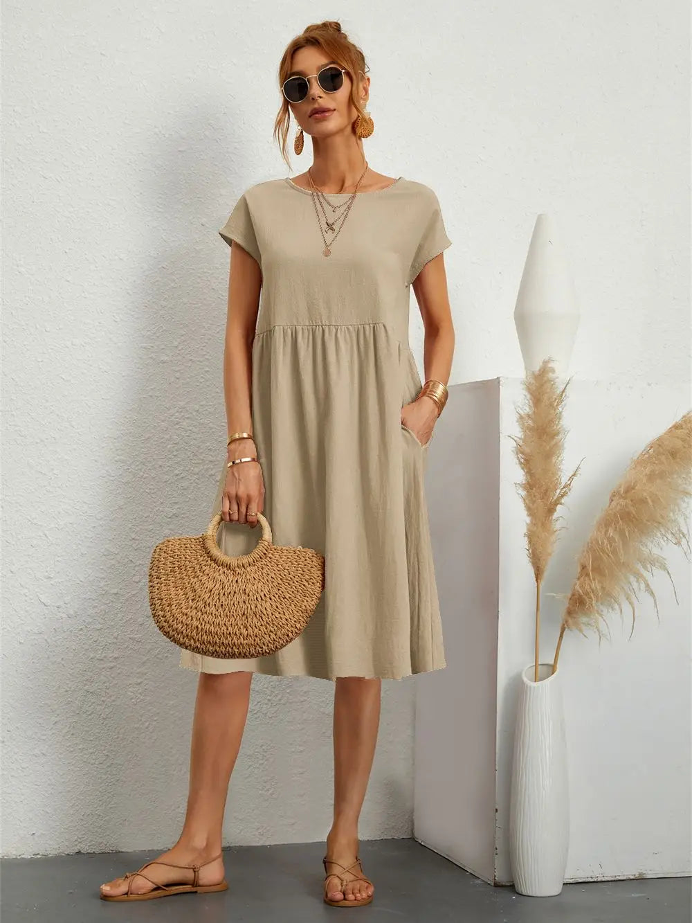 Damen Sommerkleid | Midi