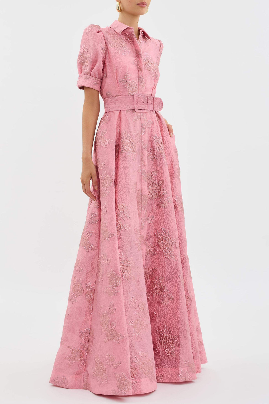 Damen Abendkleid mit Kurzarm | Maxi