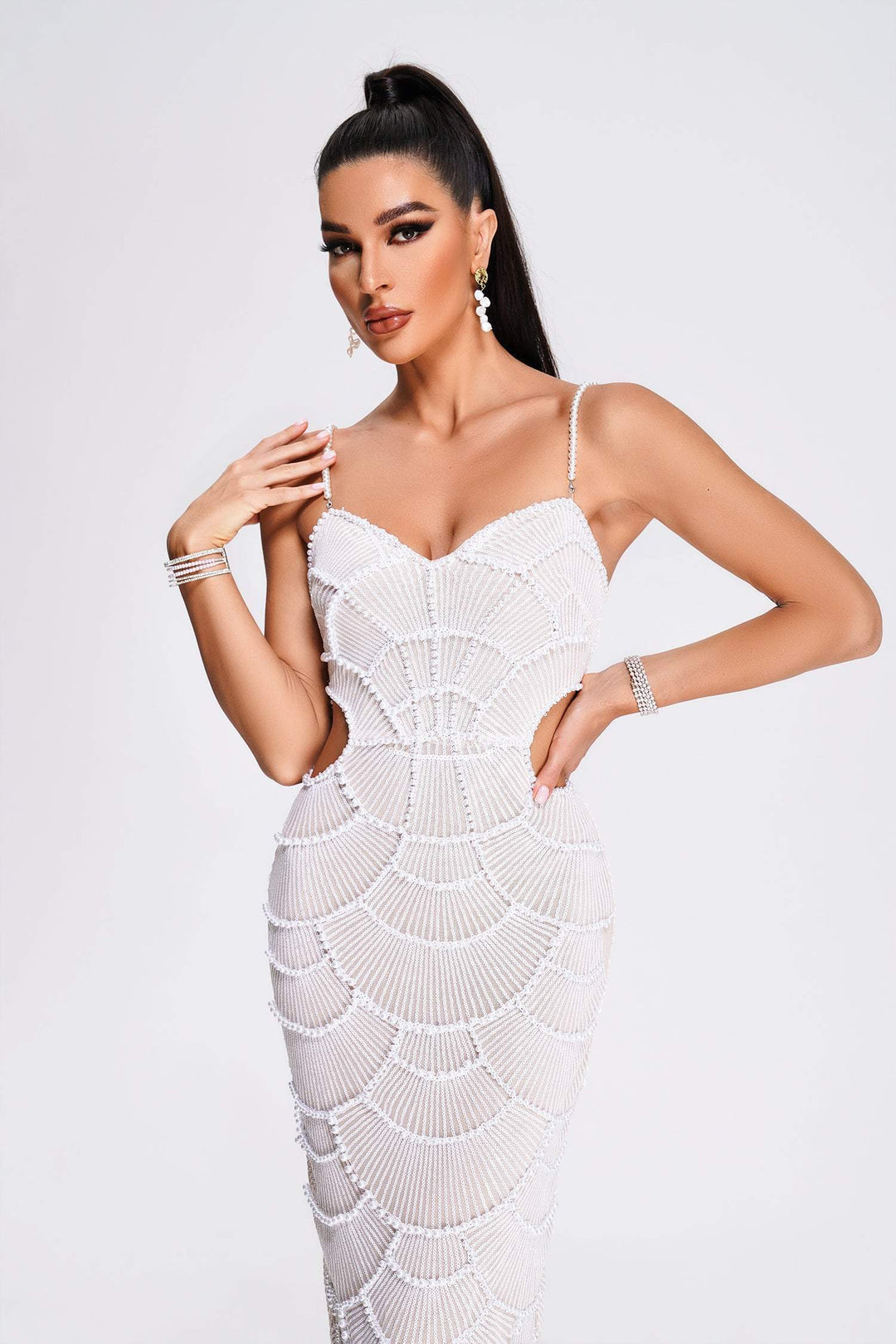 Damen Party Abendkleid | Midi