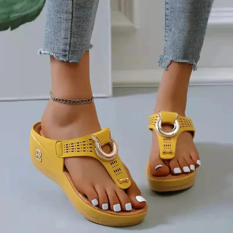 Damen Sandalen mit offenen Zehen | Plateau