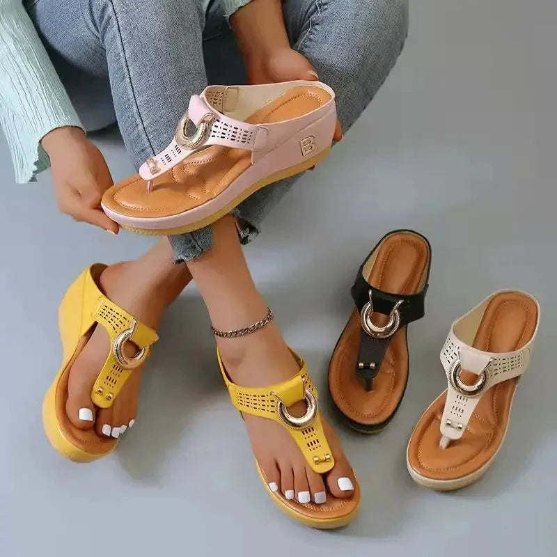 Damen Sandalen mit offenen Zehen | Plateau