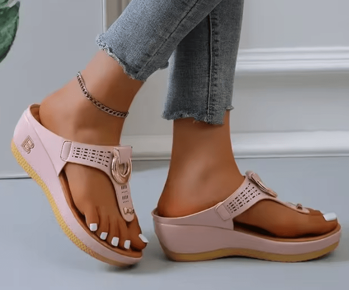 Damen Sandalen mit offenen Zehen | Plateau