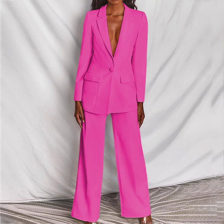 Damen elegantes zweiteiliges Set | Langarm