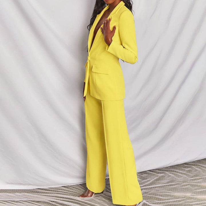 Damen elegantes zweiteiliges Set | Langarm