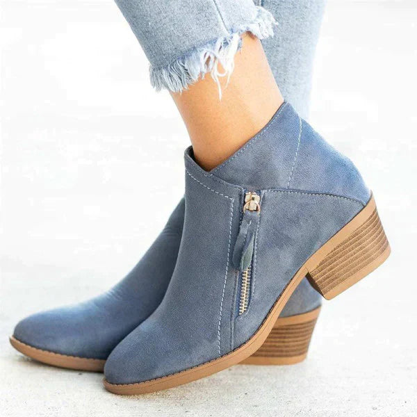 Women's orthopedic ankle boots | Side Zipper