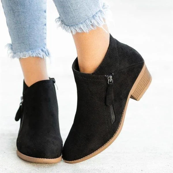 Women's orthopedic ankle boots | Side Zipper