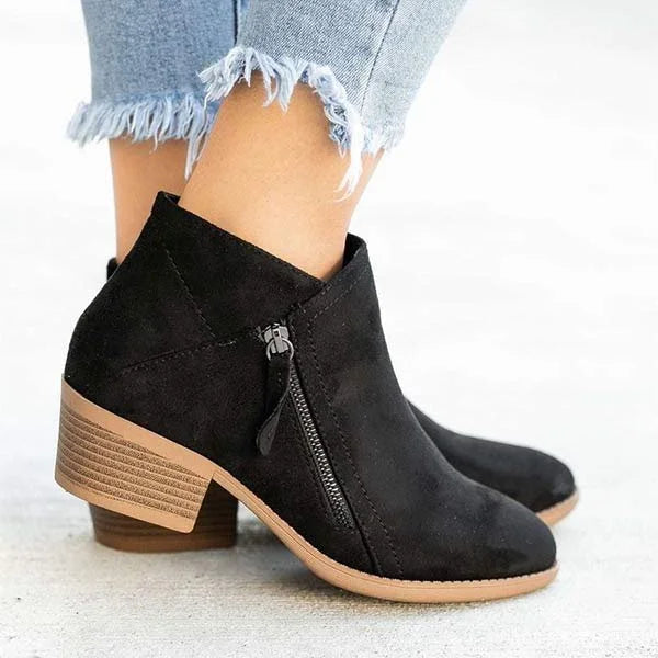 Women's orthopedic ankle boots | Side Zipper