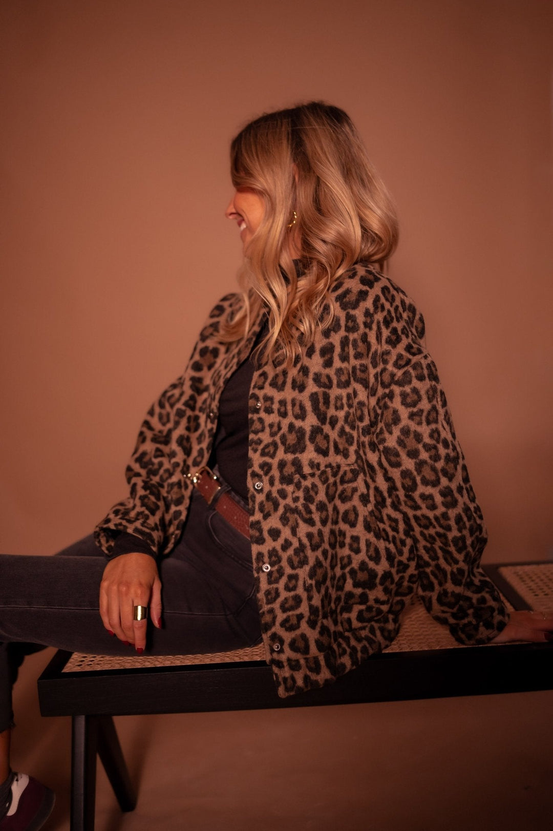 Women's Winter Jacket | Leopard Print