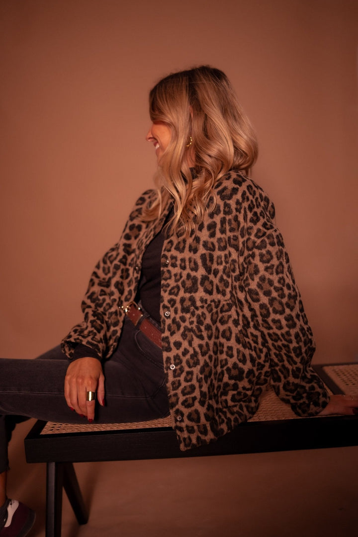 Women's Winter Jacket | Leopard Print