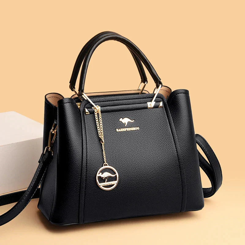 Women's Large Leather Shoulder Bag | Shoulder
