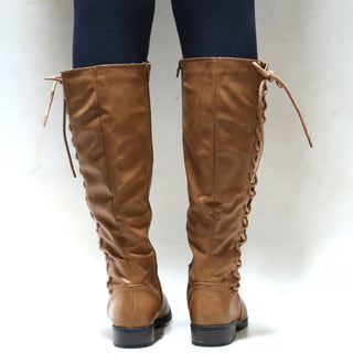 Damska Wysokie Buty | Sznurowane