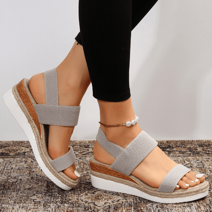 Women's Platform Sandals with Strap | Casual