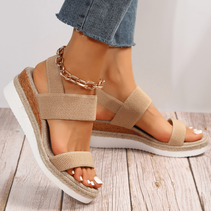 Women's Platform Sandals with Strap | Casual