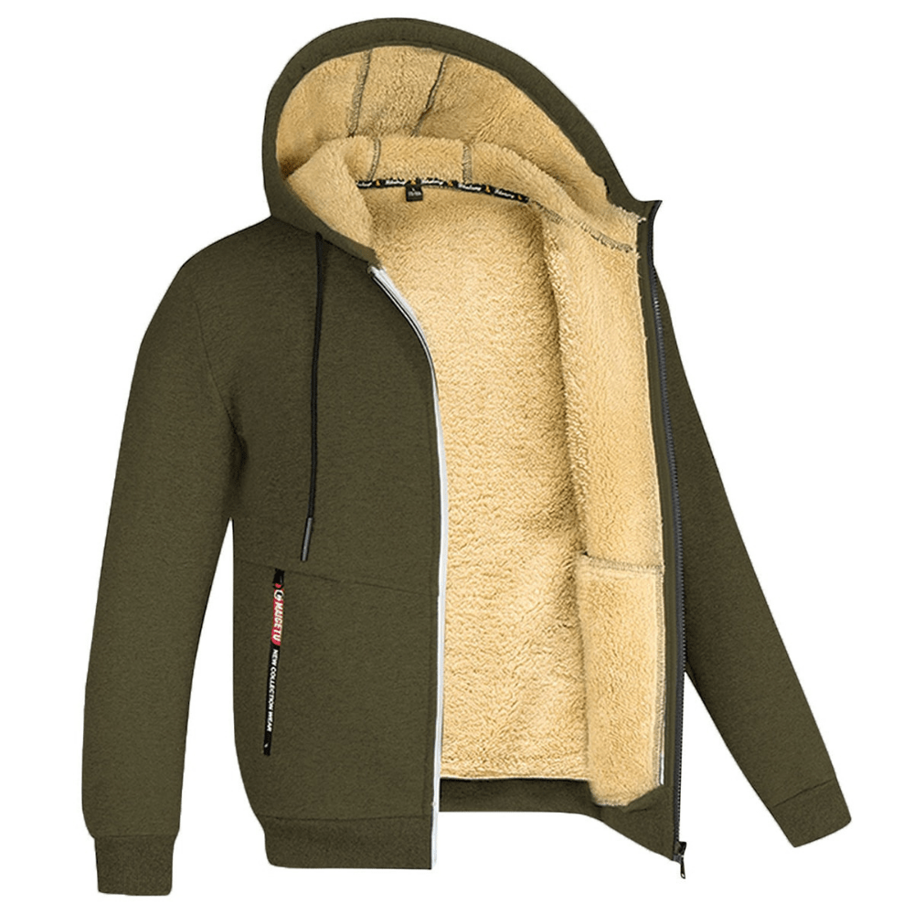 Men's Zip-Up Hoodie | Winter