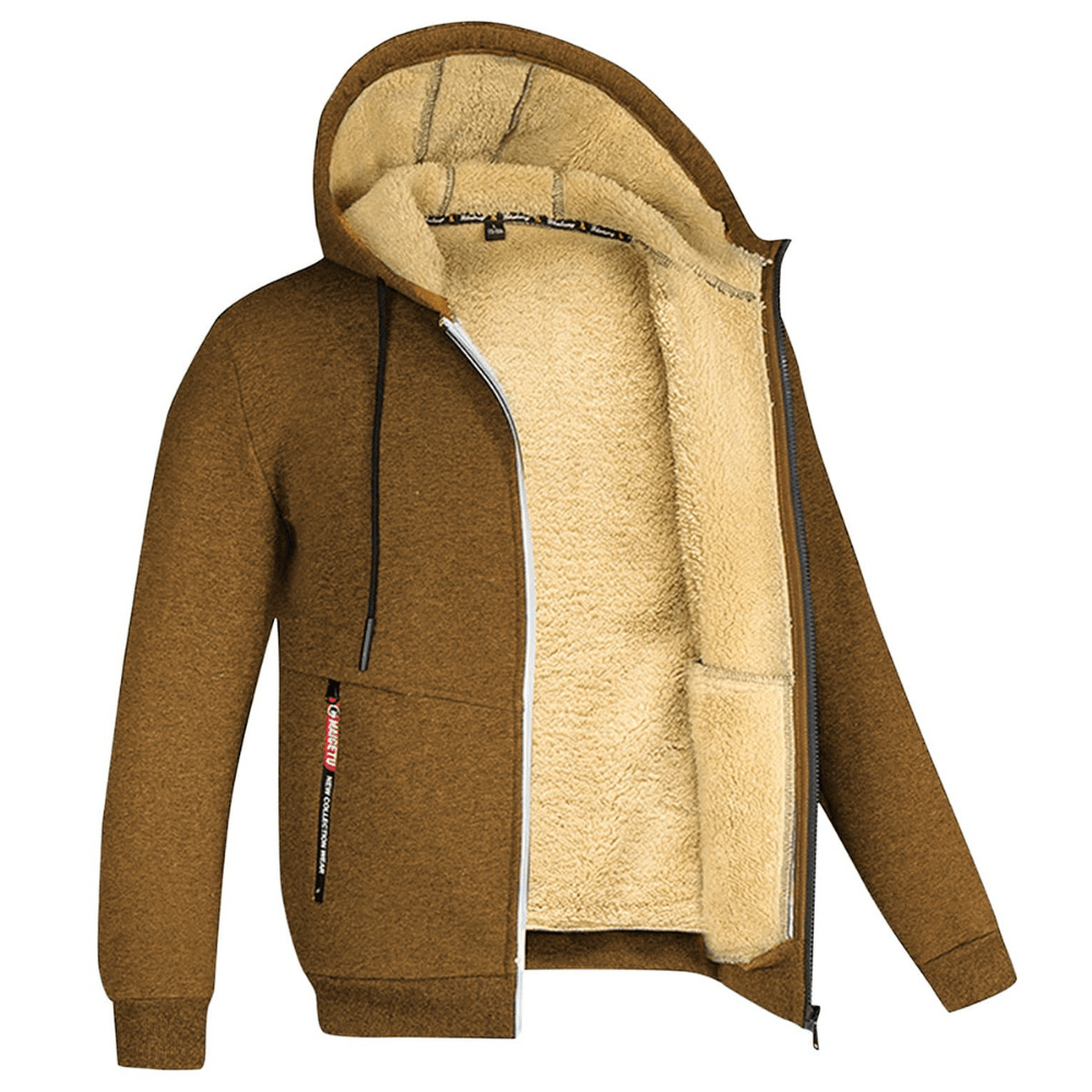 Men's Zip-Up Hoodie | Winter