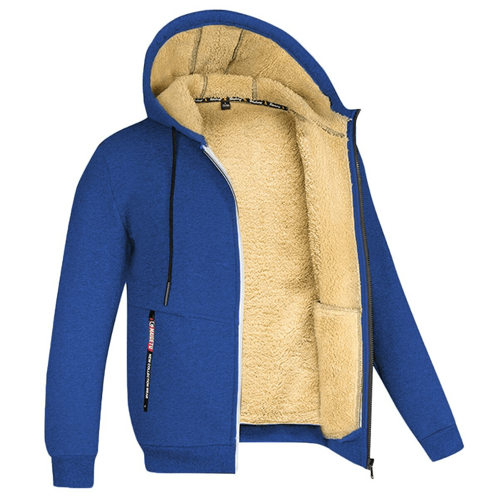 Men's Zip-Up Hoodie | Winter