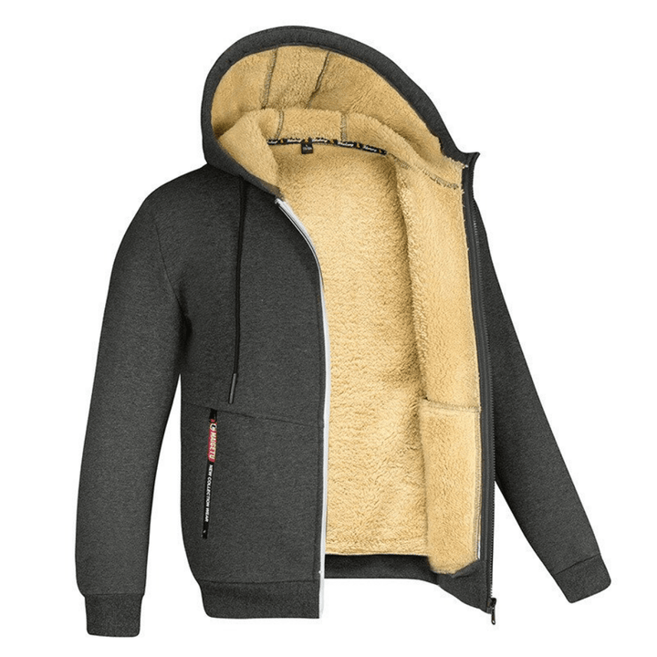 Men's Zip-Up Hoodie | Winter