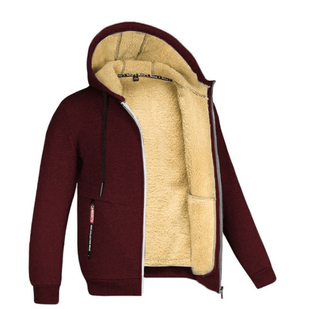 Men's Zip-Up Hoodie | Winter