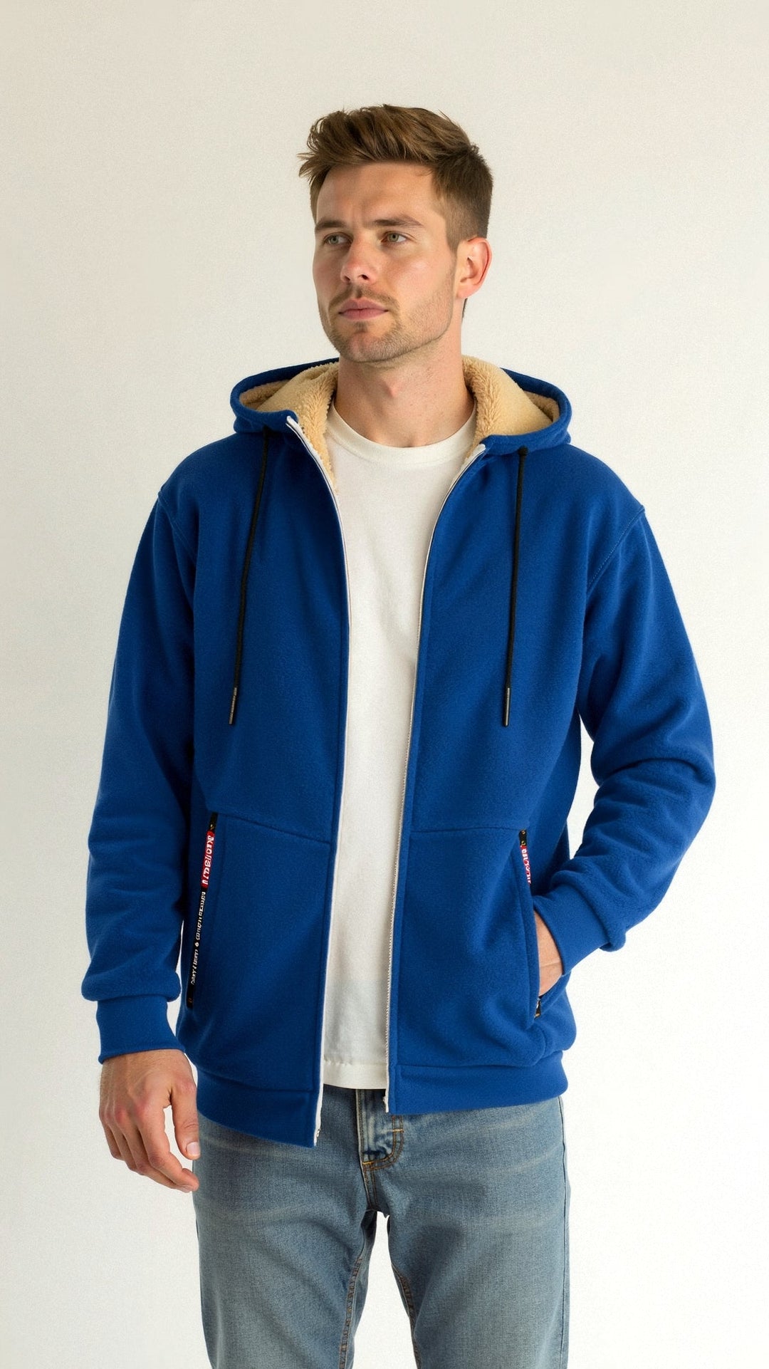 Men's Zip-Up Hoodie | Winter