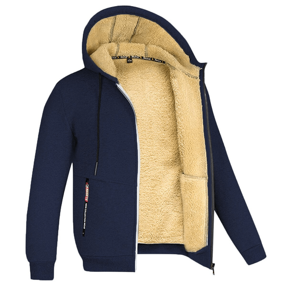 Men's Zip-Up Hoodie | Winter
