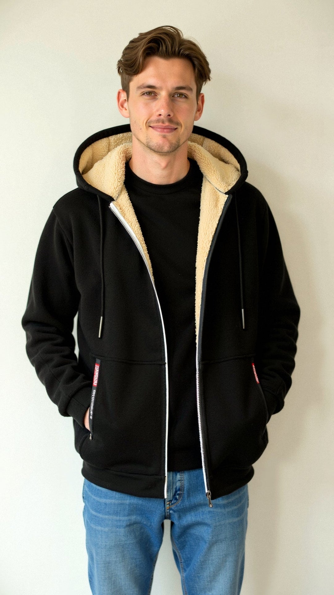 Men's Zip-Up Hoodie | Winter