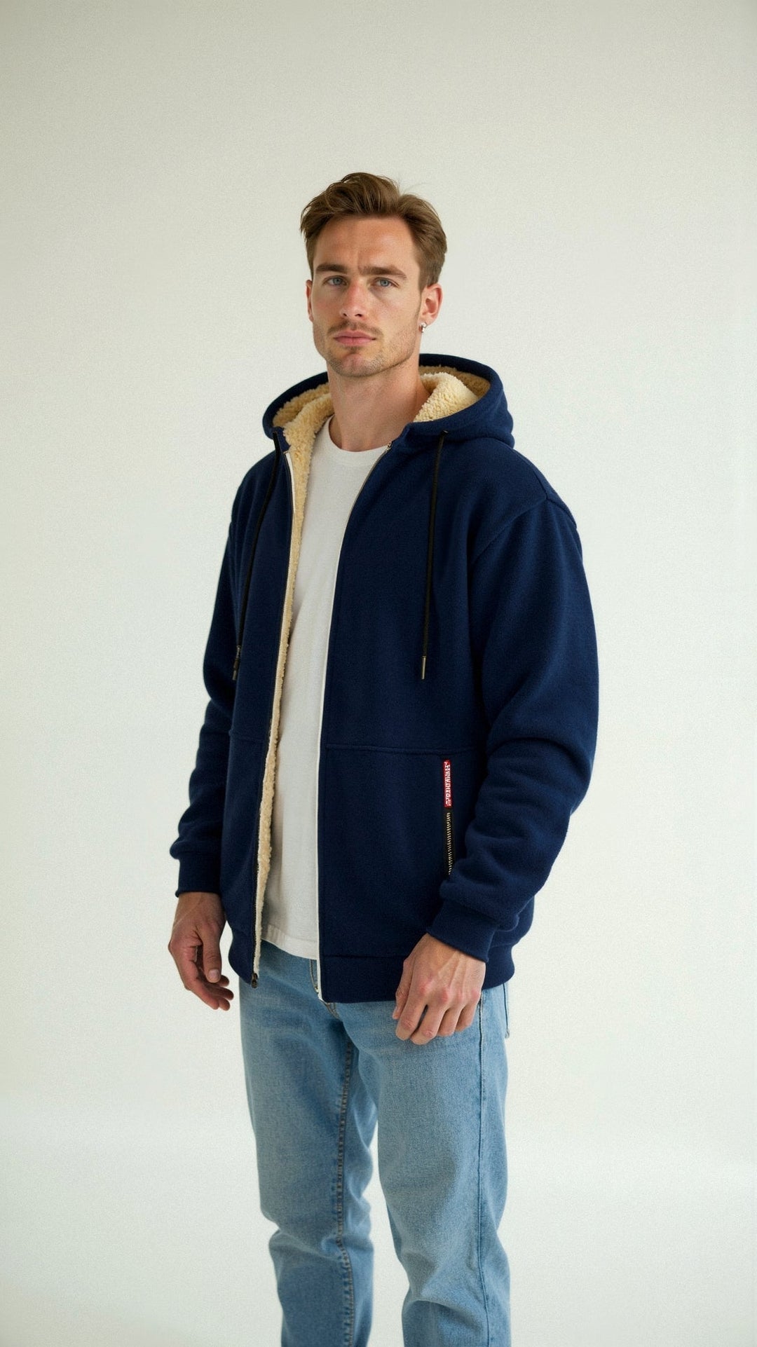 Men's Zip-Up Hoodie | Winter