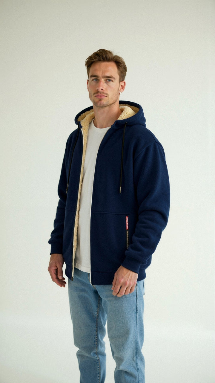 Men's Zip-Up Hoodie | Winter