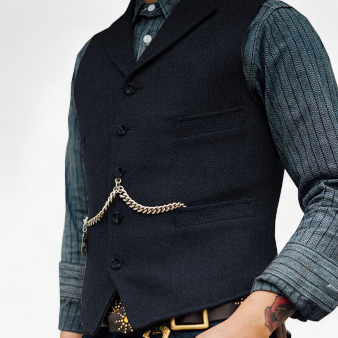 Herren Formelle Weste | Mit Kette