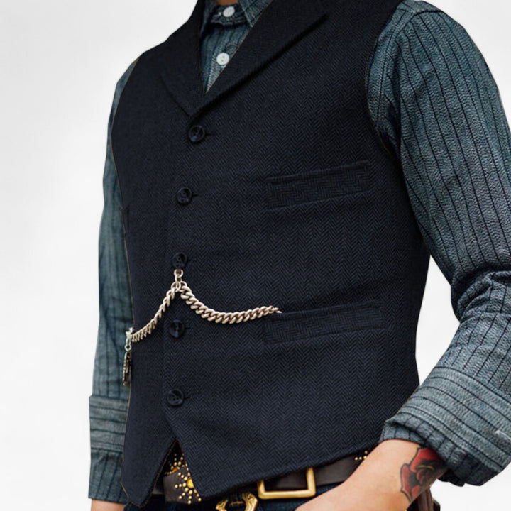 Herren Formelle Weste | Mit Kette