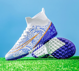 Męskie Buty Piłkarskie z Wysokim Kołnierzem | Lekki Grip