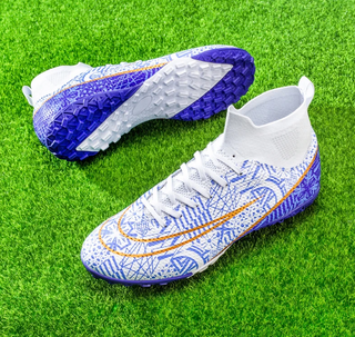 Męskie Buty Piłkarskie z Wysokim Kołnierzem | Lekki Grip