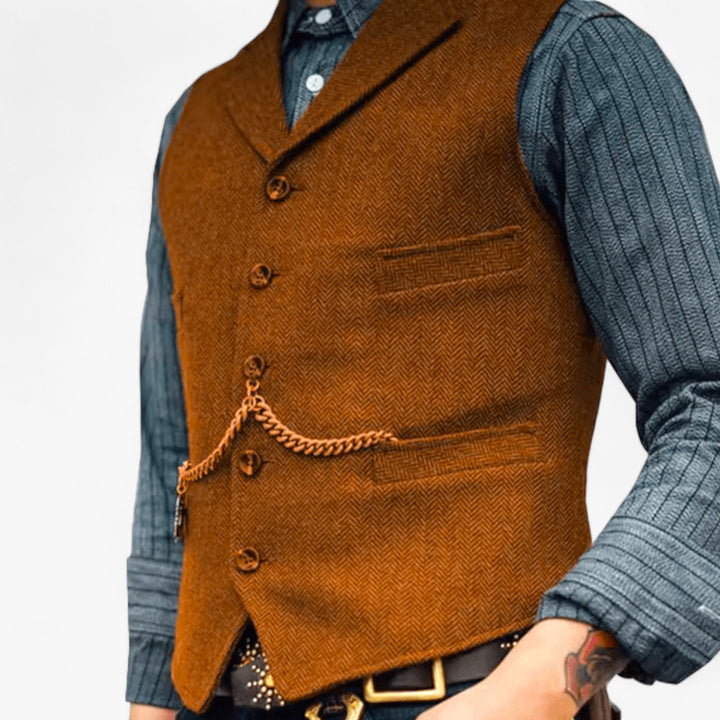 Herren Formelle Weste | Mit Kette