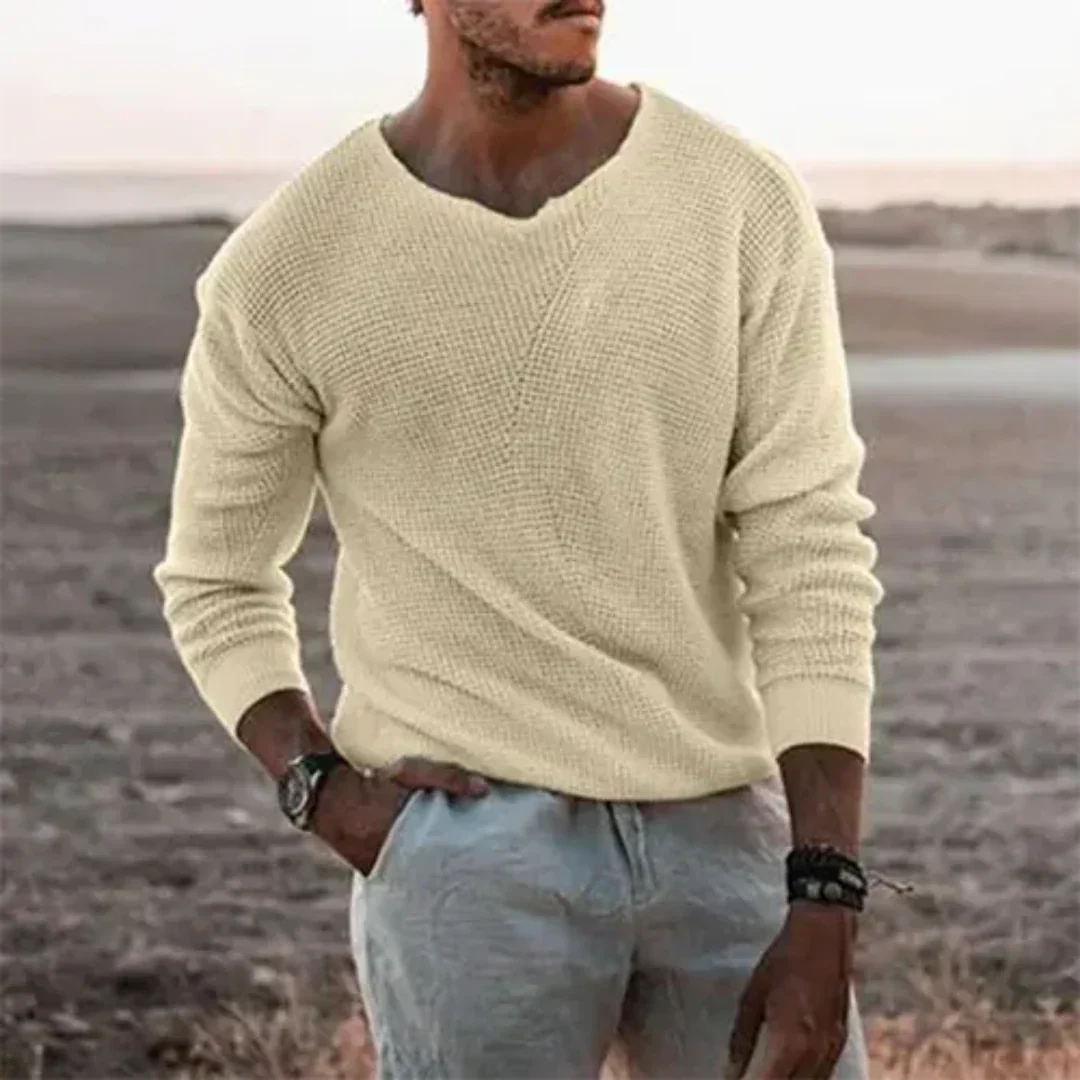 Herrenpullover Casual | V-Ausschnitt
