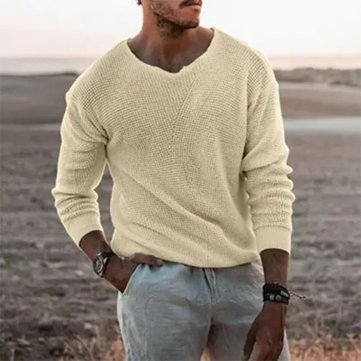 Herrenpullover Casual | V-Ausschnitt