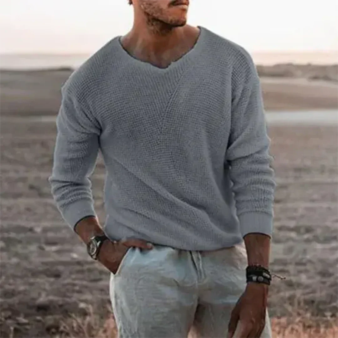 Herrenpullover Casual | V-Ausschnitt