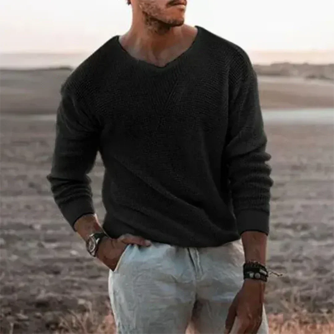 Herrenpullover Casual | V-Ausschnitt