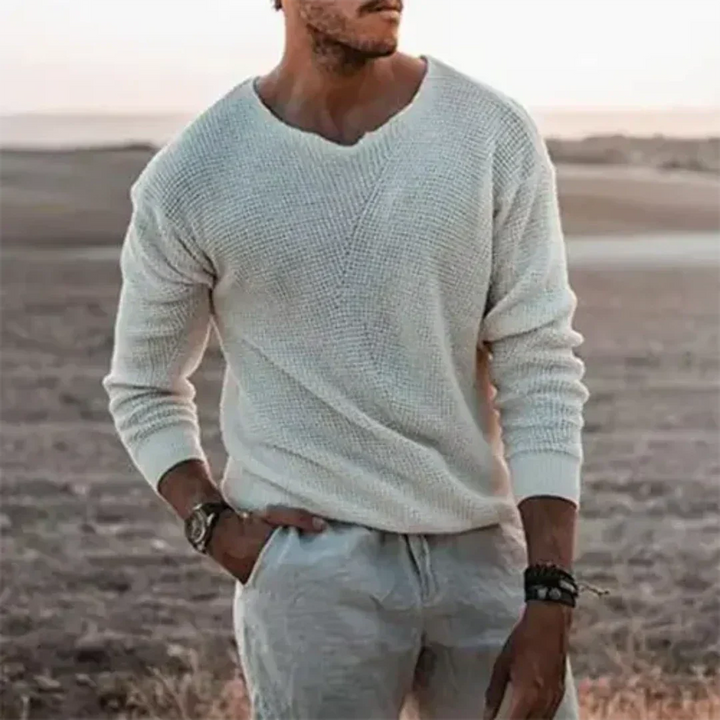Herrenpullover Casual | V-Ausschnitt