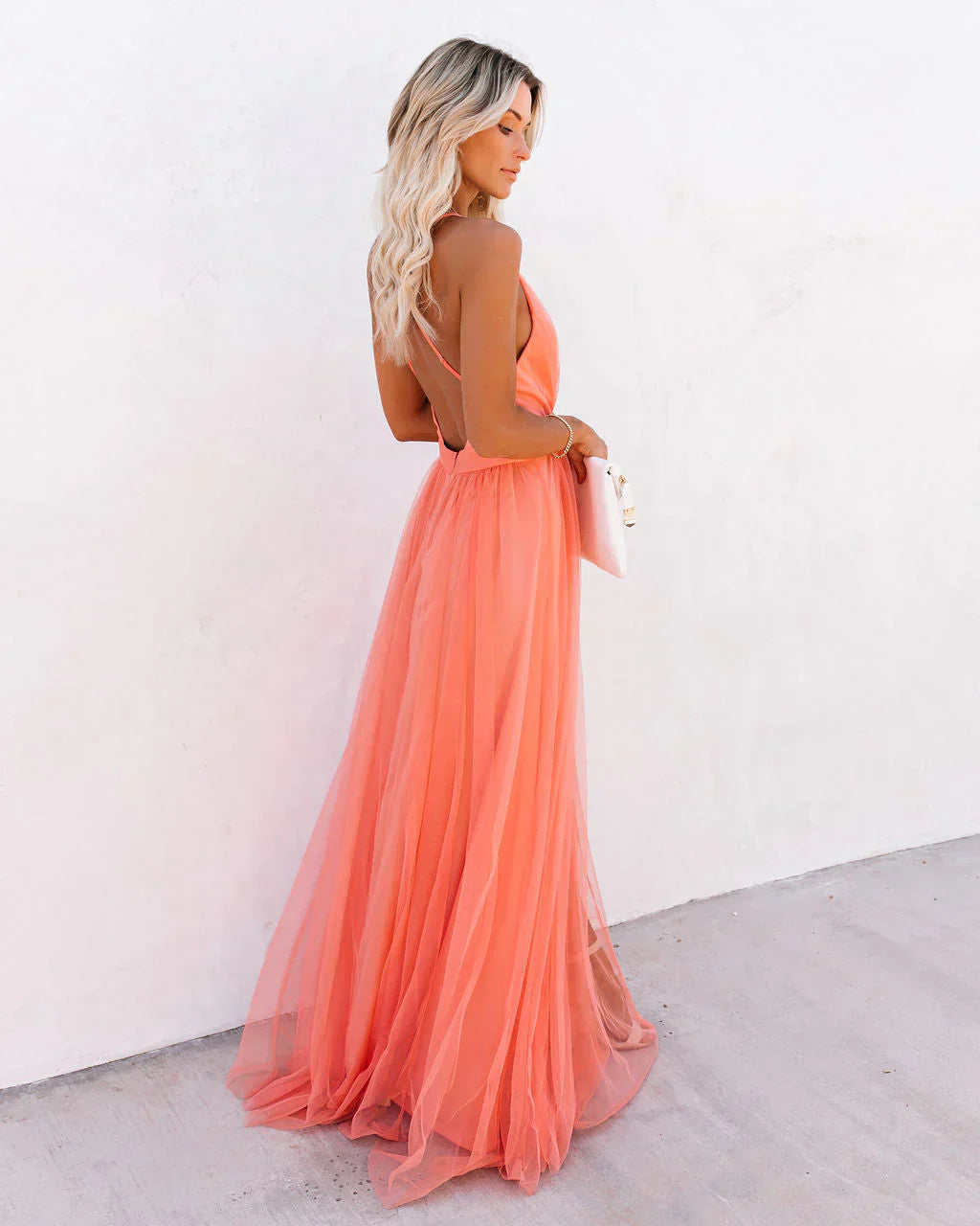 Damen elegantes Sommerkleid | Maxi