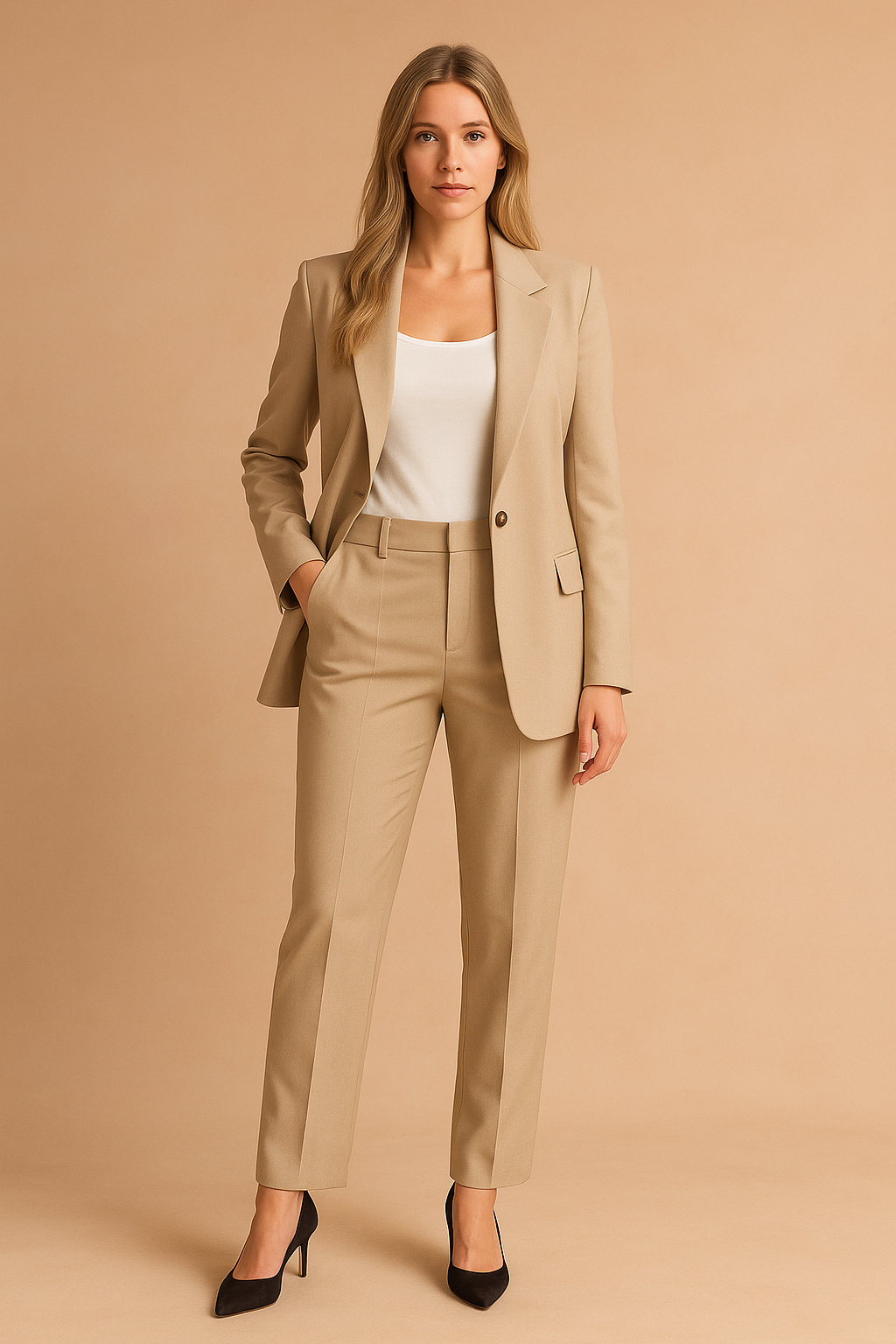 Damen Eleganter Blazer-Anzug | Formal