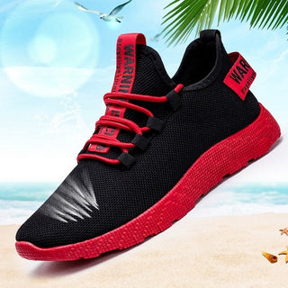 Męskie Sneakersy z Siateczki na Sznurowanie | Lekki