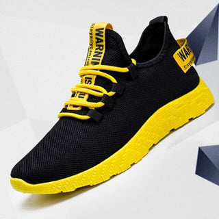 Męskie Sneakersy z Siateczki na Sznurowanie | Lekki