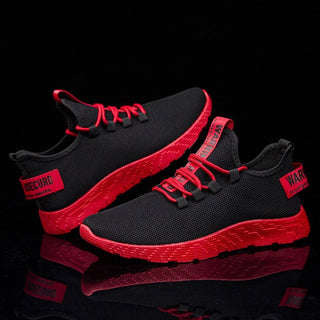 Męskie Sneakersy z Siateczki na Sznurowanie | Lekki