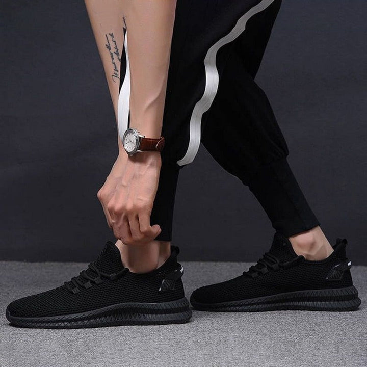 Herren atmungsaktive Laufsneaker | Leichte Sohle